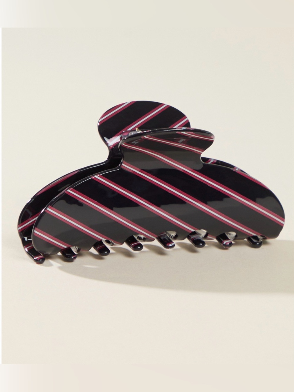 AS REVIVAL NAVY RED claw clip - NEW WITH TAGS